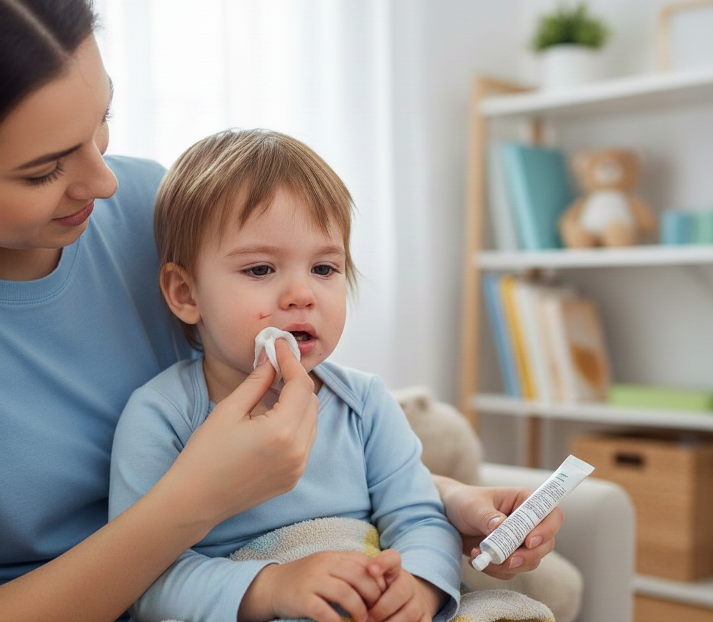 転倒・衝突！乳幼児の「口の外傷」その時どうする？（親御さんへ）