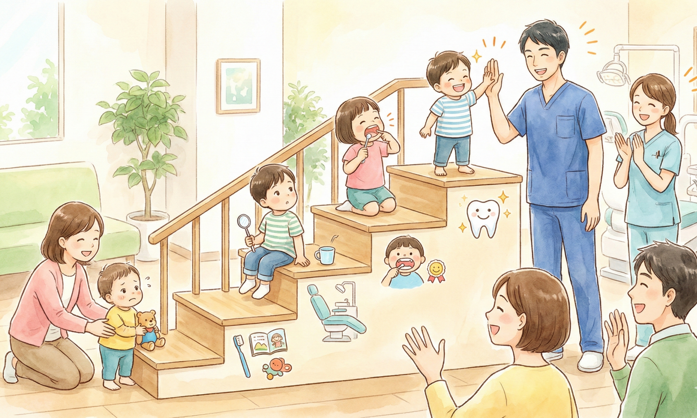 「歯医者嫌い」にさせないために。当クリニックが大切にしている「スモールステップ」