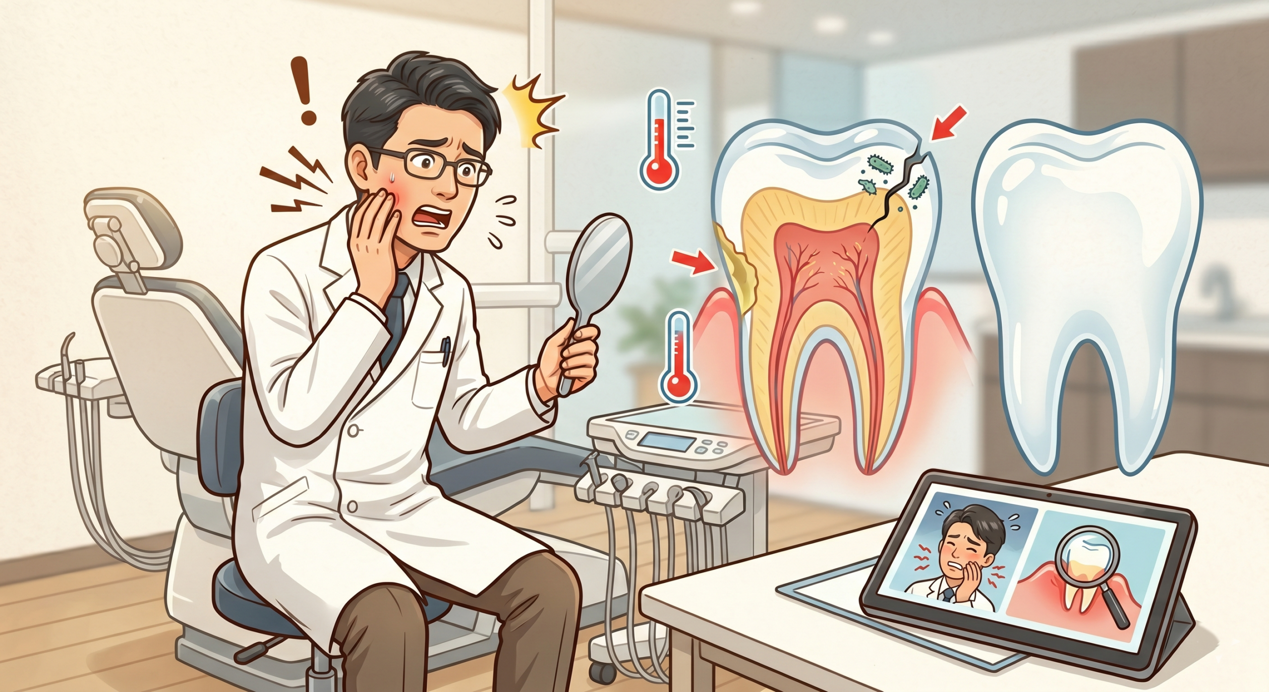 歯科医師の歯がしみた！？その意外な原因とは〜エビデンスに基づくナイトガードの重要性〜