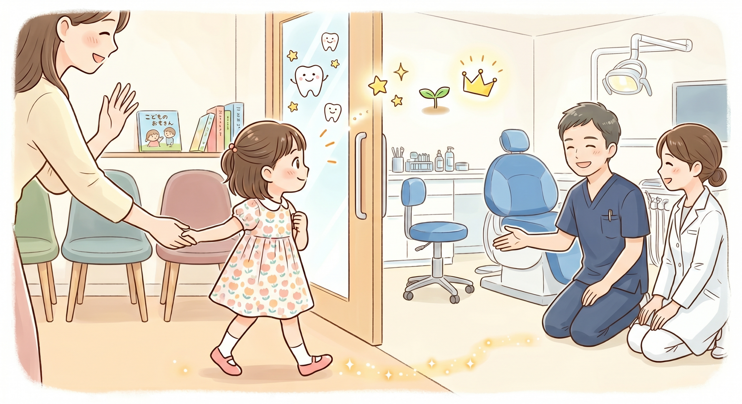 「一人で診察室へ」は心の成長への第一歩 〜小児歯科学会が推奨する母子分離の大切さ〜