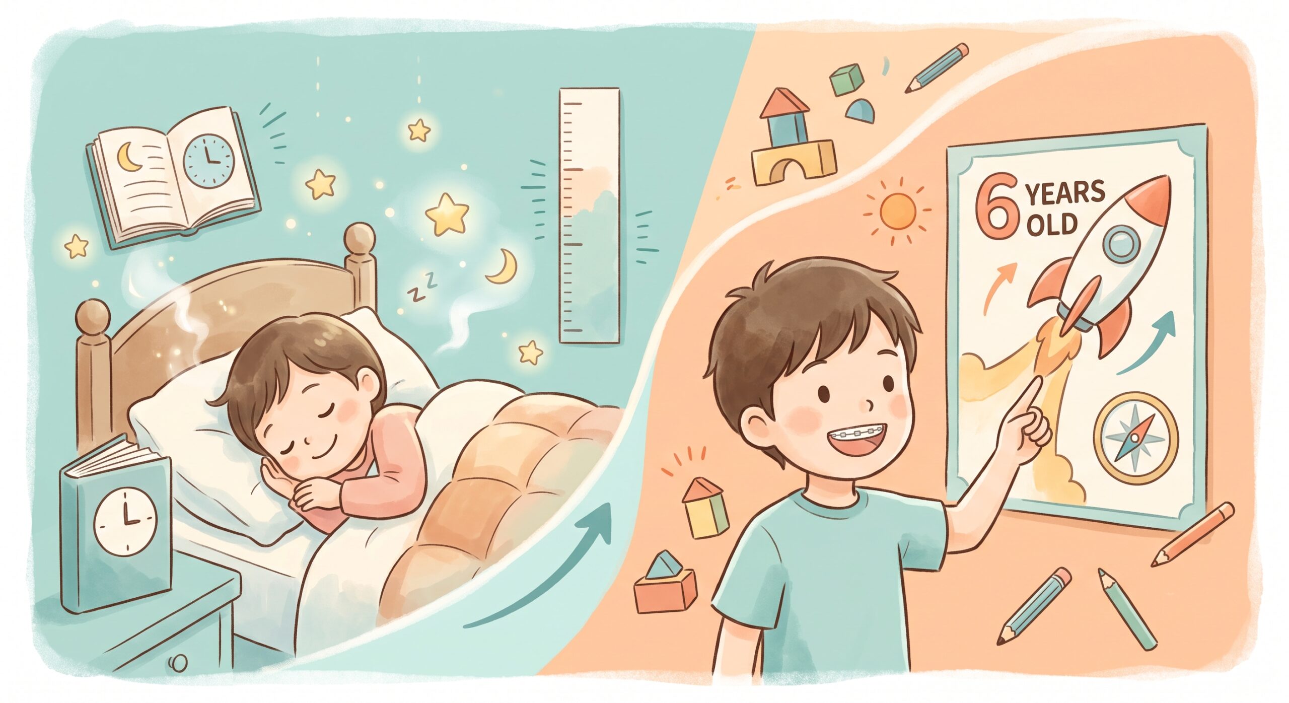 「早いほど良い」は誤解？5歳までの睡眠と、6歳から始める小児矯正の大切な関係